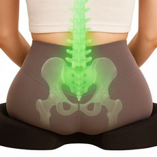 디어에밀리 도넛형 꼬리뼈방석 골반자세교정 체중분산 쿠션 기능성 메모리폼 방석, 그레이 1개+블랙1개 ( 추가할인 )