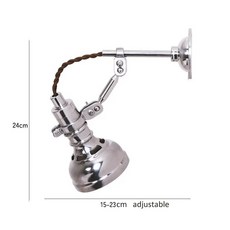 산업용 복도 벽등 가능한 상점 로프트 레스토랑 카페 침대 조명 레트로 호텔 조절, 01 Type A no bulb