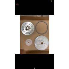 東龍原廠TE-1101S開飲機熱水上蓋組 (不鏽鋼內蓋+大橡圈+白色小墊圈), 1個
