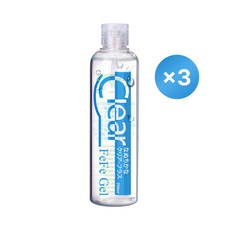 클리어페페 투명케이스 원터치 캡 바디마사지젤, 250ml, 3개