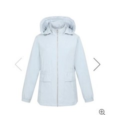 핑 여성 스트링 후드 점퍼 121D3JP251BL1