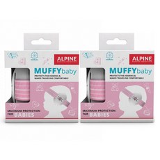 ALPINE Muffy Baby 嬰幼兒隔音耳罩兩入組 (可挑色) 荷蘭製 寶寶聽力保護 舒適安全, 粉紅色, 2個