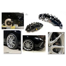 傑暘國際 AP 9560卡鉗 大六活塞 全浮動碟 390MM 煞車盤 金屬油管 來令片 轉接座 CAMRY 2021-, 1個