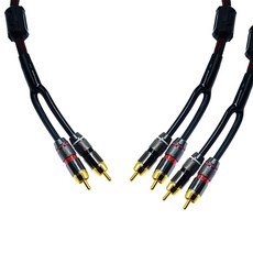 분배기 RCA 케이블 컴퓨터 세트의 스피커 사운드 주파수 분할 오디오, 8미터
