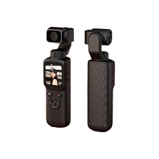 짐벌 카메라 4K 액션캠 손떨림 방지 브이로그 휴대용 유튜브 포켓 촬영 프로, 128G 메모리 카드, A. 검정 4K HD
