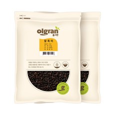 올그란 국산 찰흑미 검정쌀 검은쌀 찹쌀흑미, 2개, 2kg