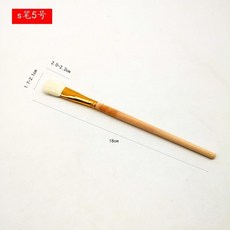 羊毛彩繪筆 陶瓷彩繪 工藝美術 用筆 軟毛筆刷 15號, 1個, 5號,50支