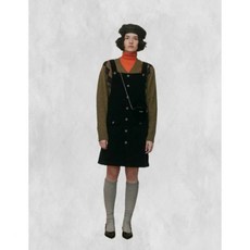 시엔느 Cordur오와이 Suspender Dress Black 254858, FREE