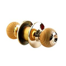 꿈꾸는비 우드 원형 실린더 도어락 현관문손잡이, 침실, 1