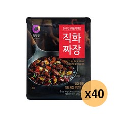 청정원 직화짜장 분말, 80g, 40개