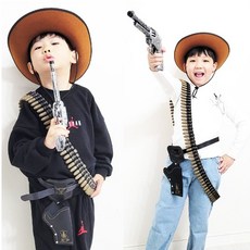 할로윈파티 카우보이 보안관 코스튬 카우보이세트 모자 장난감총 총알 가짜총 장난감권총 보안관모자 할로윈의상 코스프레 생일잔치 연극 크리스마스선물 어린이날선물