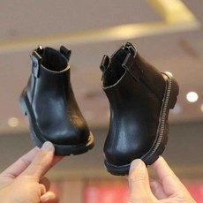 兒童短靴 加絨保暖 防水防滑 寶寶學步鞋 秋冬女童皮鞋 男童棉鞋