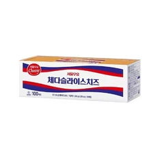 서울체다슬라이스치즈1800g 100매 냉장 체다 서울 식자재 슬라이스치즈, 1.8kg, 1개