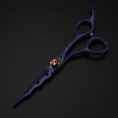 보라색 드래곤 헤어 가위 전문 6 인치 일본 스테인레스 헤어 커팅 가위 이발소 미용 숱가위 Z1019, 1개