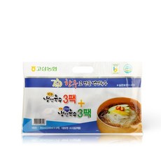 착한들 한우 냉면 육수 3팩 + 한우 동치미 냉면 육수 3팩, 1.98L, 3개