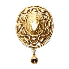 생 로랑 중고 1970-1990's 텍스처 브로치