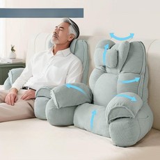 침대 등받이 쿠션 방수 팜데코 삼각등 일반형 패브릭, 대형, 플래그십 에디션 디스턴트마운틴그린