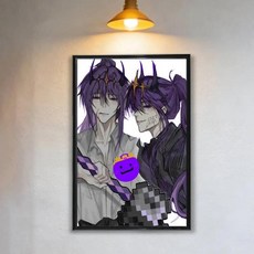 게임 벽 예술 애니메이션 캔버스 회화 포스터 거실 장식 그림 홈, 5. z8