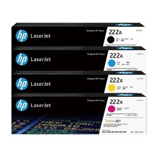 HP No.222A 原廠碳粉匣 四色 W2220A/ W2221A/W2222A/W2223A 適用 LaserJet, W2220A 黑, 1個
