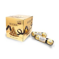 FERRERO ROCHER 金莎巧克力 3顆*16入, 1個, 一盒16入價(共48顆)