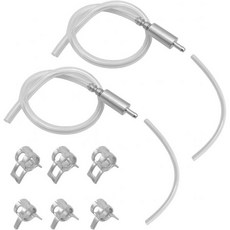 2개 세트 브레이크 블리더 호스 일방향 체크 밸브 튜브 브레이딩 모터 클러치용 클러치 오일 도구 키트 오토바이용 오토바이 액세서리, 2개 세트 브레이크 블리더 호스, 일방향 체크 밸브 튜