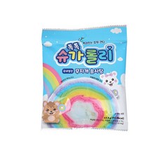 뉴 톡톡 슈가롤리 솜사탕 13.5g 무지개솜사탕 캔디, 1개