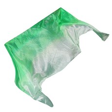 Winged Sirenny 2.8m3야드 벨리 댄스 실크 베일 그라데이션 색상 리얼 럭셔리 벨리댄스 스카프 손으로 감은 가장자리 그린 140920, 녹색 그라데이션