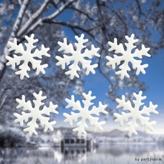 크리스마스 젤리스티커 설정7cm(6개입), 단품