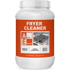 튀김기 세척제 8파운드 세척 21회 가능 농축 분말 상업용 강력 탄 부분 유기물 제거 딥 프라이어, 튀김기 세척제 8파운드 세척 21회 가능 농축 분말 상, 1