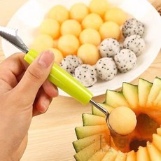 구텐샵 과일 화채 스쿱 칼 화채스푼 멜론스푼, 랜덤, 1개