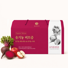 일등네이처 유기농 레드비트즙 100% 사과 HACCP, 80ml, 30개