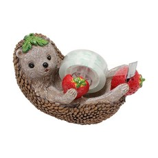 고슴도치 테이프 디스펜서 미끄럼 방지 베이스가 있는 귀여운 동물 롤 1개가 레진 소형 재미있는 커팅 도구 사무실 학교 가정 포장 선물 138651, 고슴도치 테이프 디스펜서, 미끄럼 방지 베이스가 있는