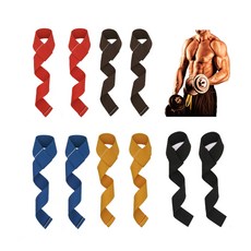 헬스 리프팅스트랩 벨트 무게 리프팅 손목 바디 무게, 브라운세트 GD07084