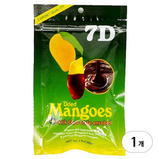 7D 초코 건망고 80g 1개 소풍 봉지과자 학교 선물 유치원 어린이날, 80