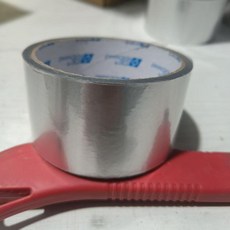 鋁箔膠帶 隔音棉專用封邊銀色膠帶, 1個, 無襯紙鋁箔膠帶1卷 長23米/每卷