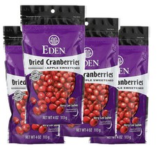 에덴푸드 드라이드 건조 크랜베리 113G x 4개