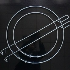 전통 굴렁쇠 민속놀이 완구 어린이 야외놀이 학교체육 스테인리스 철재 회전놀이 운동장 교구 추억 장난감 굴렁쇠세트, 정강 두꺼움 3850cm 원형 금속, 1개