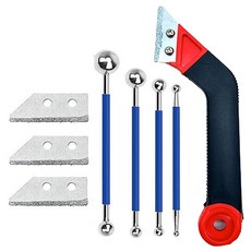 뮤페즈 줄눈셀프시공 줄눈제거기 타일보수제 줄눈스틸봉세트 A타입, 1세트