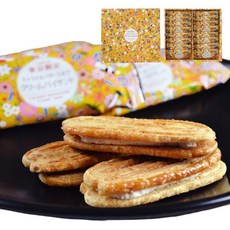 일본 쇼에이 도쿄 카라멜 버터 밀크 크림 파이 샌드 16개입 527401, 1개, 1g