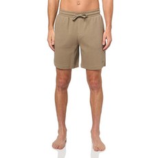 HUGO 남성용 Austin 골지 반바지 블랙 가죽