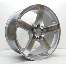 FK鋁圈 18吋 5/112 VP5 亮銀車面鋁圈，提升操控性，時尚亮銀外觀，多車型適用, 1個