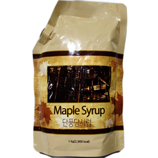 베이킹 메이플시럽 카페용 요리 단풍 시럽, 1개, 1kg