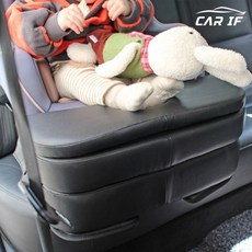 자동차 카시트 보호겸 무릎 보호 쿠션 발받침, 1개, Black