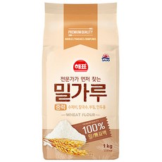 해표 중력 밀가루 1kg, 2개