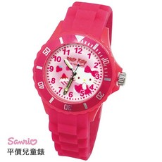 三麗鷗Sanrio 兒童運動彩帶卡通錶 KITTY 美樂蒂 大耳狗 雙子星 台灣製造正版授權 兒童手錶 S7系列