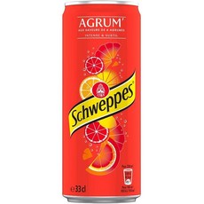 Schweppes 슈웹스 아그럼 슬림 박스, 6개, 330ml