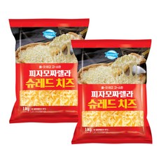 [동원] 덴마크 피자모짜렐라 슈레드치즈, 2개, 1kg