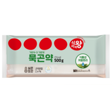 식자재왕 묵곤약, 12개, 500g