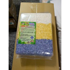 優豆 好舒芙 低敏紙棉 倉鼠墊料, 1個, 小 5L 白黃紫