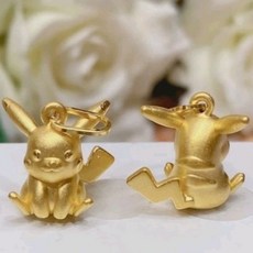 皮卡丘造型兒童游泳墜飾，輕巧安全，可愛造型，水上玩具首選, 1個